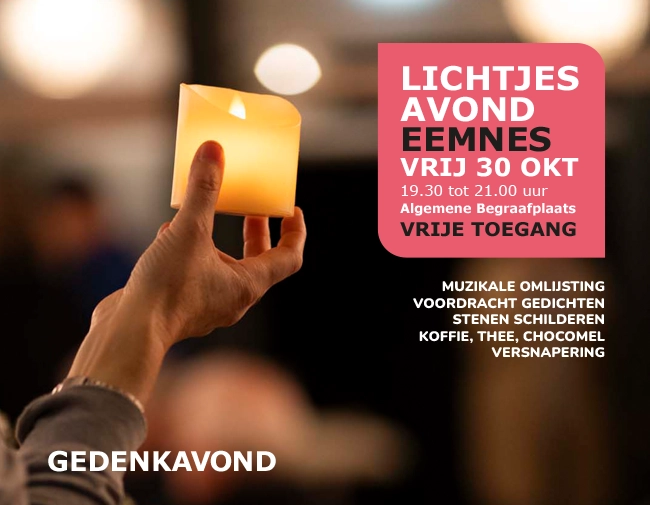 Lichtjesavond 2026 Eemnes - algemene begraafplaats